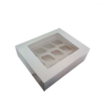 Picture of 12 MINI CUPCAKE BOX WITH WINDO